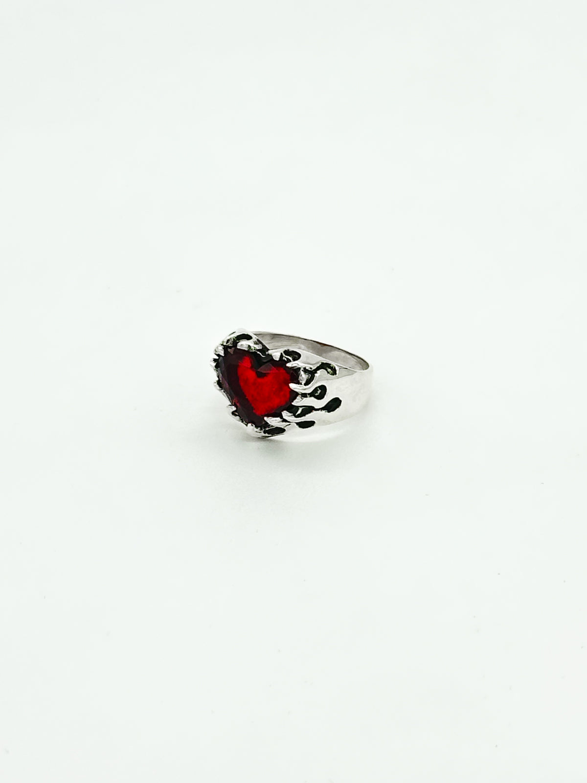 Heart Flame Ring (Crystal)