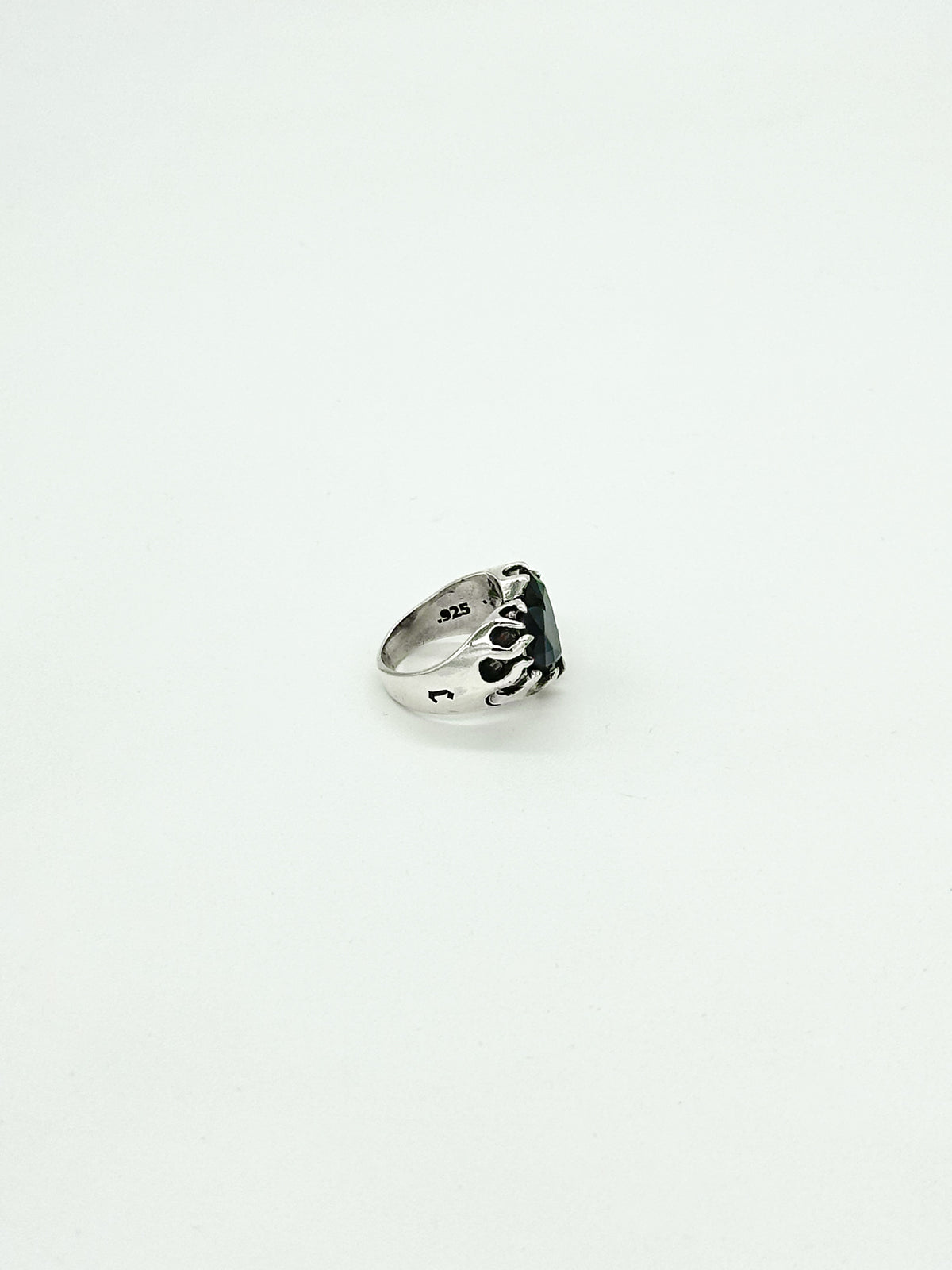 Heart Flame Ring (Natural Stone)
