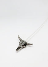 Bull Skull Pendant (With Chain)