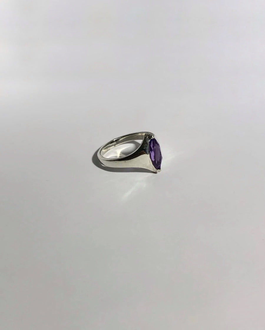 Marquis Ring with Amethyst