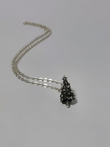 Christmas Tree Pendant (With Chain)