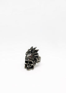 Aztec Skull Ring