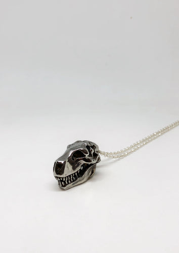 T-Rex Skull Pendants (With Chain)