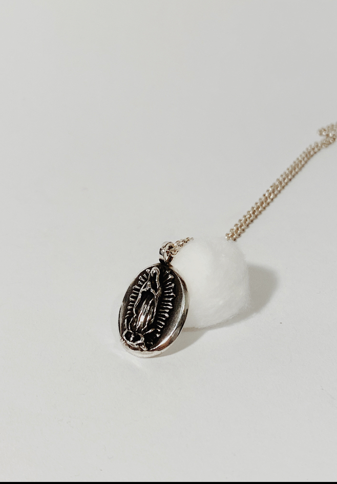 Virgen de Guadalupe Pendant (With Chain)