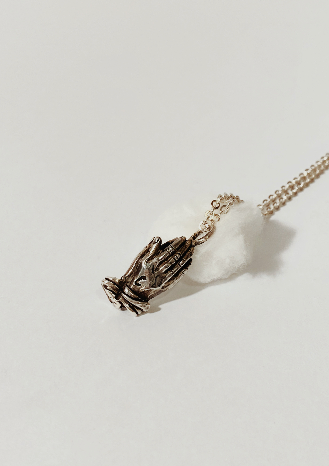 Praying Hands Pendant (With Chain)