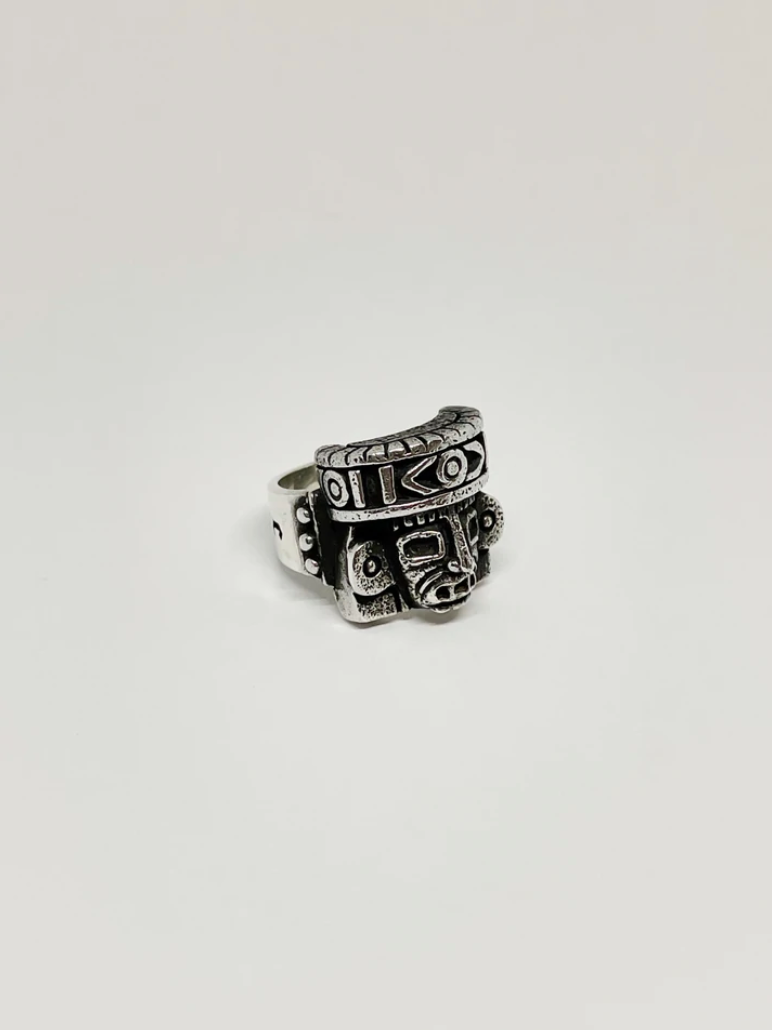 Huehueteotl God of Fire Ring