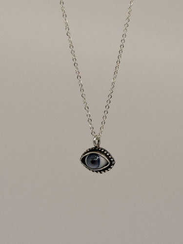 Blue Eye Pendant (With Chain)