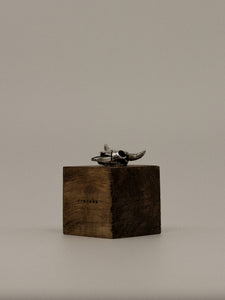 Bull Skull Pendant (With Chain)