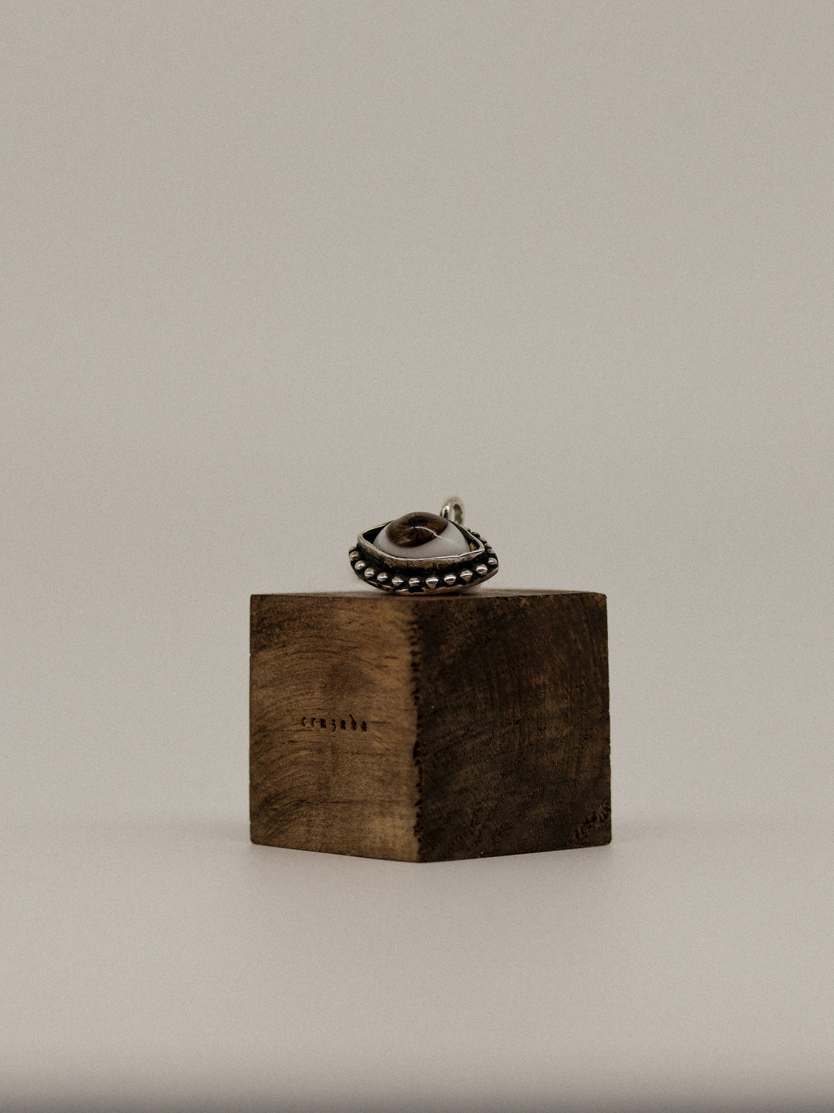 Brown Eye Pendant (With Chain)