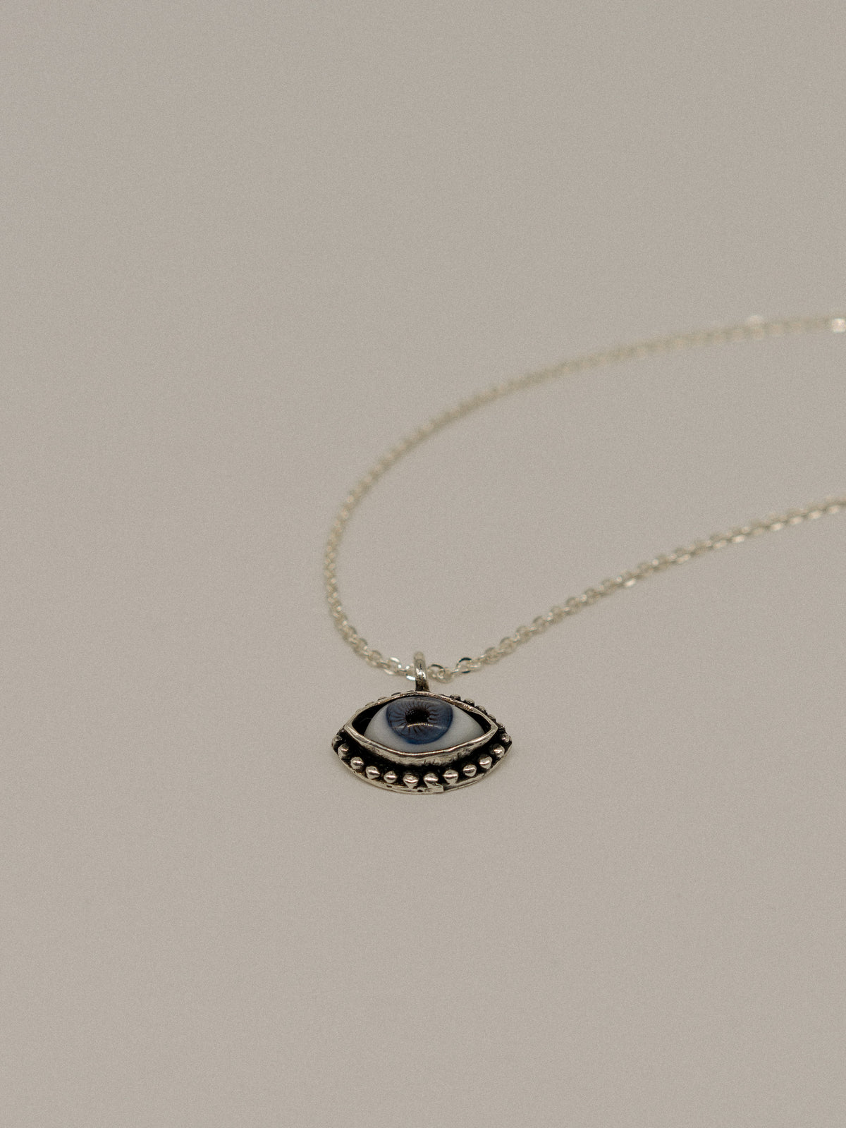 Blue Eye Pendant (With Chain)