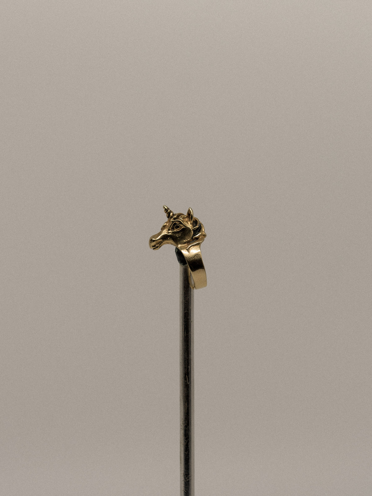 Unicorn Gold Plated Ring