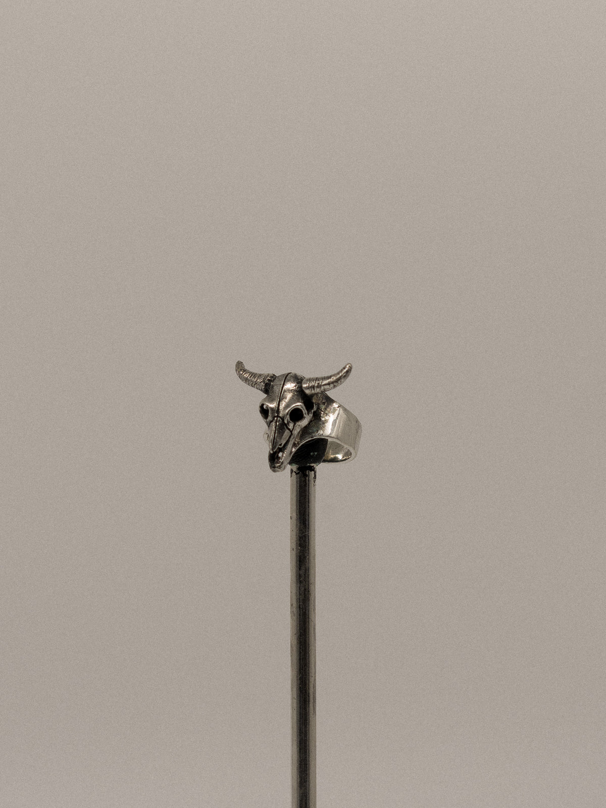 Bull Skull Small Ring