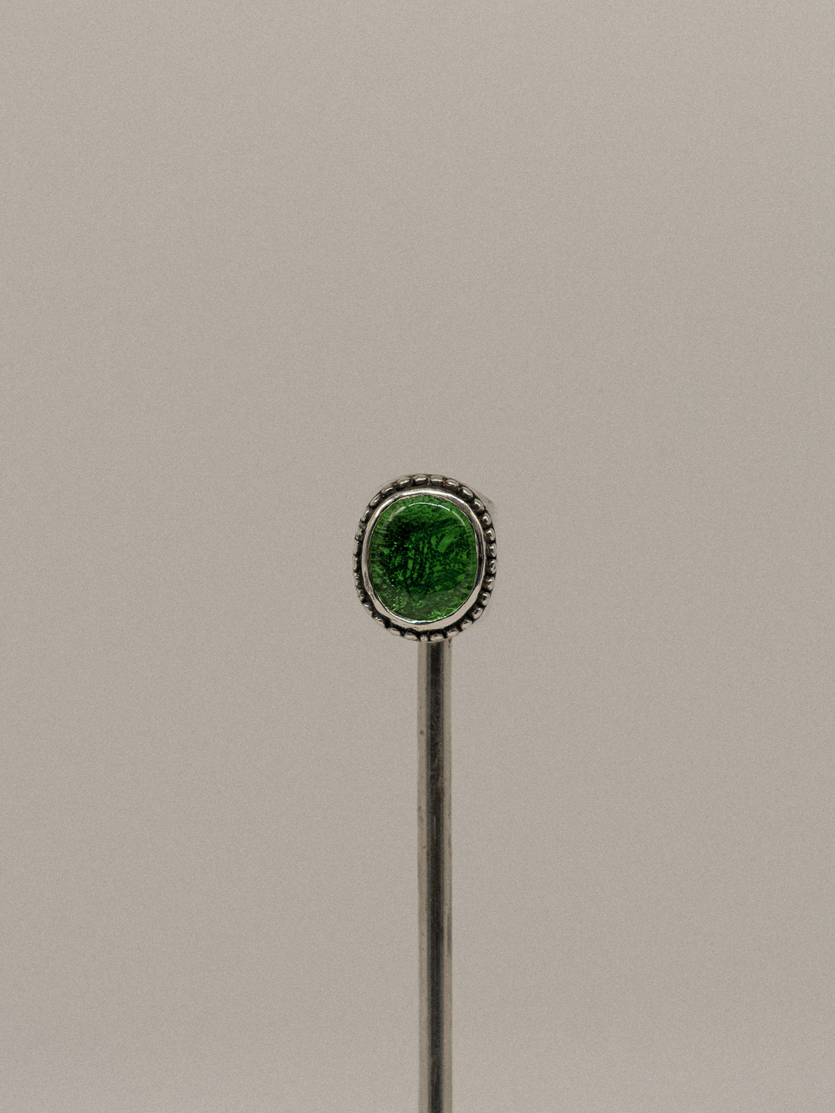 Italian Oval Green Ring
