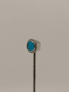 Italian Oval Turquoise Ring