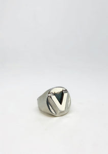 "V" Letter Ring