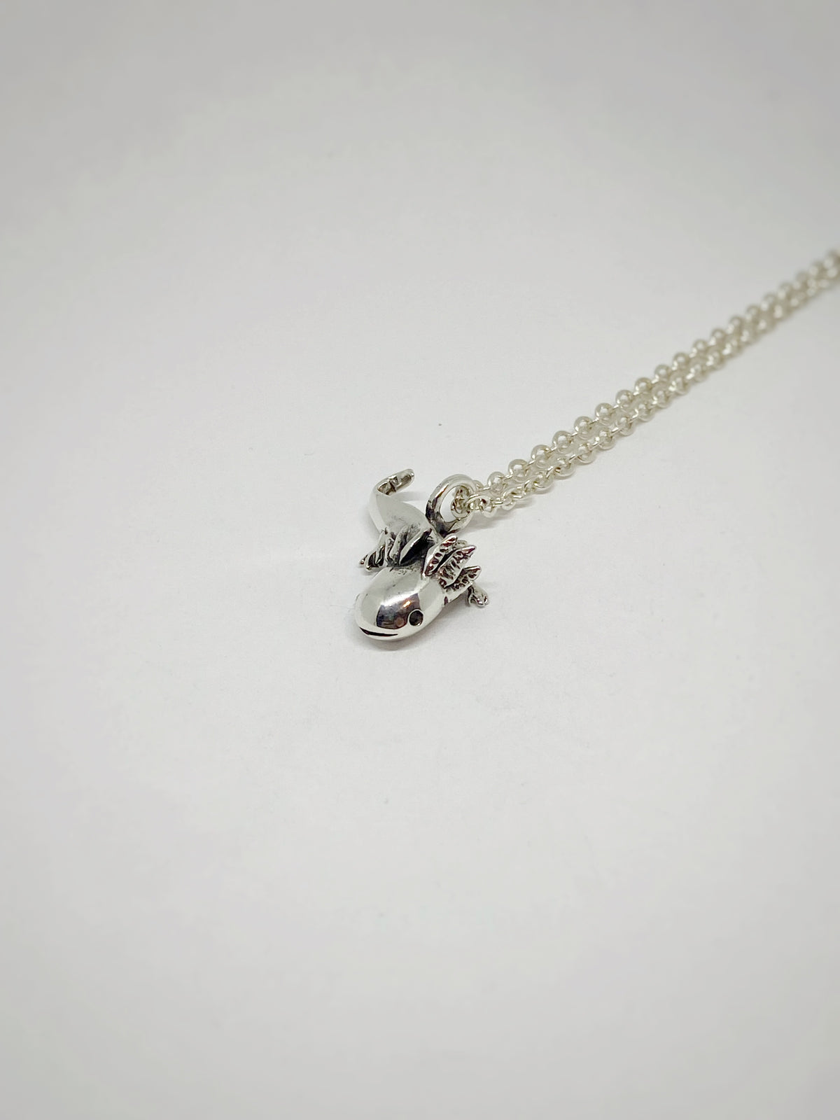 Axolotl Pendant (With Chain)