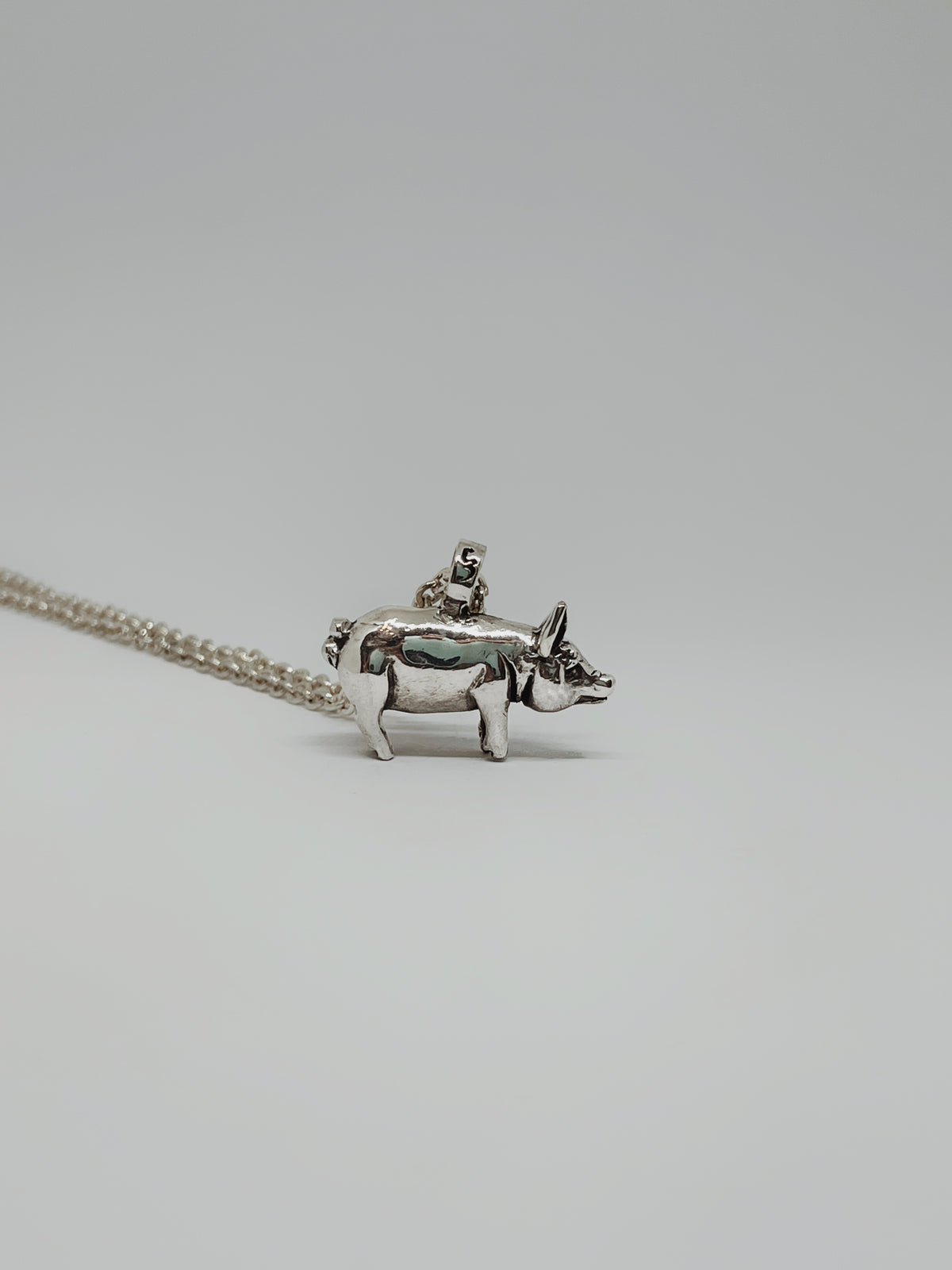 Pig Pendant (With Chain)