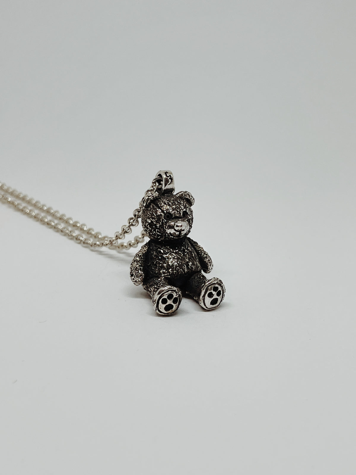 Teddy Bear Pendant (With Chain)