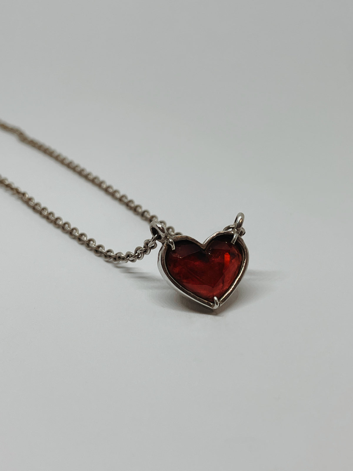 Crystal Heart pendant (With Chain)