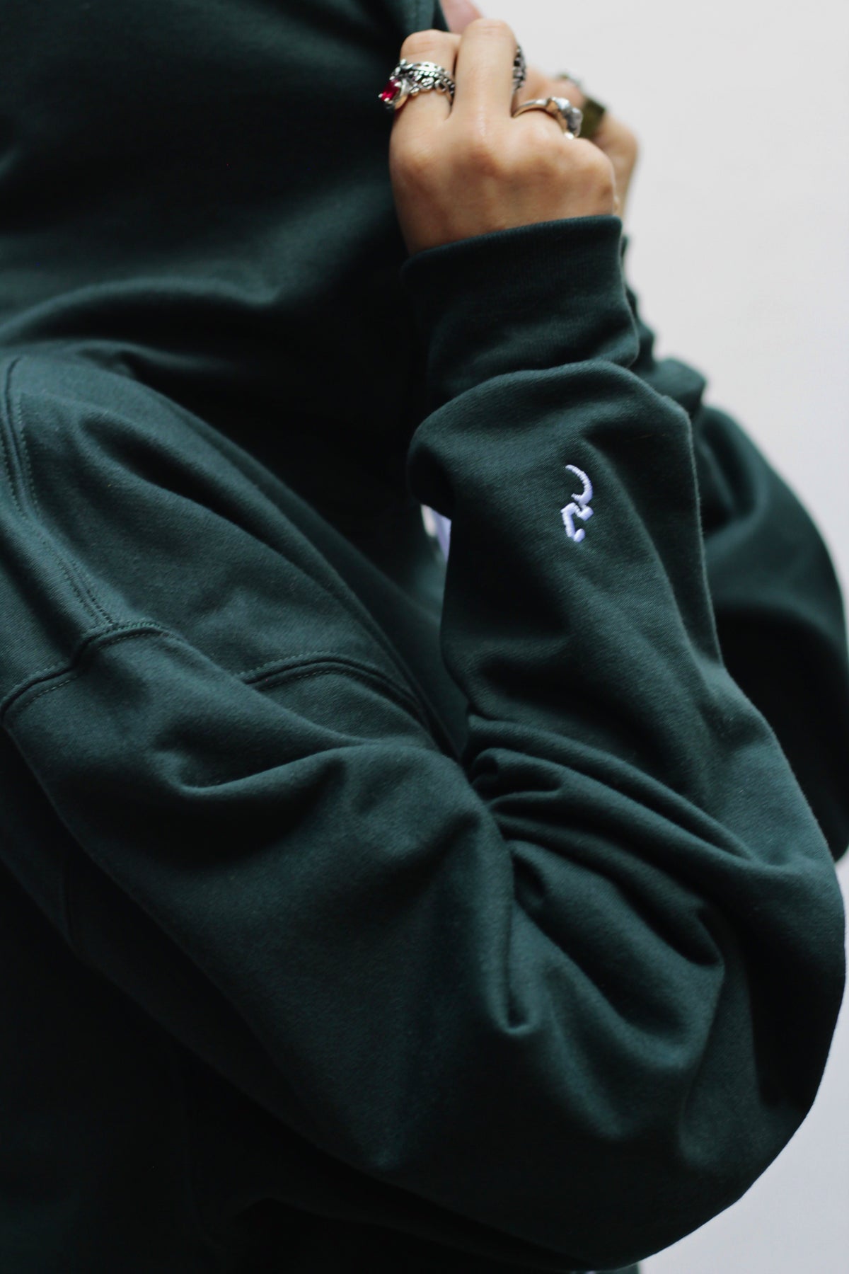 Hoodie CZ Bottle Green Vll